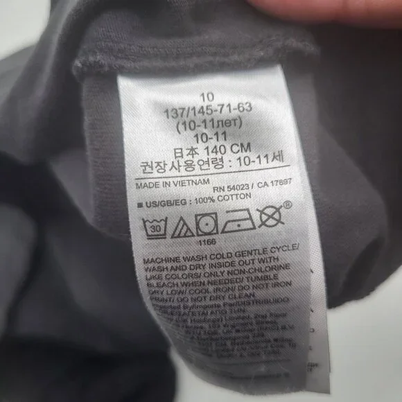 GAP Teen x STAR WARS SZ 10 Moonless Night LS Graphic T Shirt Return of the Jedi - Picture 7 of 9